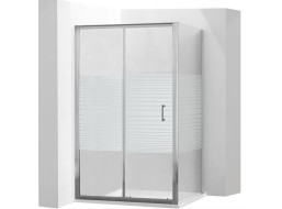 Sprchový kout MEXEN APIA - 140x100 cm - STRIPE