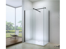 Sprchový kout MEXEN WALK-IN 70x70 cm - BLACK