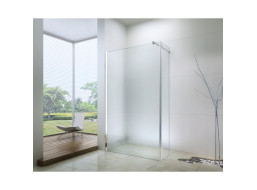 Koupelnová pevná zástěna MEXEN WALK-IN PLUS 90+30 cm - chromová