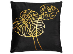 Povlak na polštář LISTY 45x45 cm - lesklý - vzor 1GL