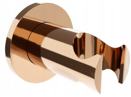 Mosazný držák sprchy MEXEN KAI - kulatý - rose gold, 79351-60