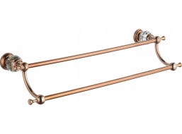 Koupelnový podélný věšák na ručníky MEXEN ESTELA - rose gold, 7011525-60