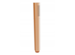 Ruční mosazná sprchová hlavice MEXEN R-70 - 1 funkce - 182x25 mm - rose gold, 79570-60