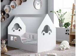 Dětská domečková postel HAPPY HOUSE - Auto - 160x80 cm (12 barev) + matrace ZDARMA