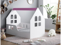 Dětská domečková postel HAPPY HOUSE - Okno 2 - 160x80 cm (12 barev) + matrace ZDARMA