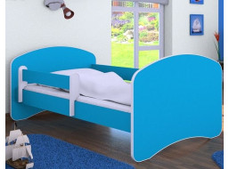 Dětská postel 180x90 cm - MODRÁ