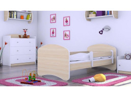 Dětská postel 140x70 cm - MLÉČNÝ DUB