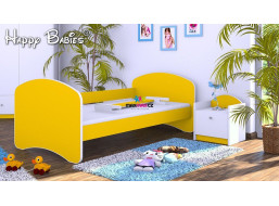 Dětská postel 140x70 cm - ŽLUTÁ