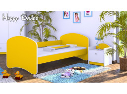 Dětská postel 180x90 cm - ŽLUTÁ