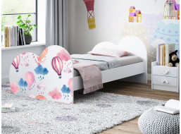 Dětská postel BALÓNY 160X80 cm – (11 barev) + matrace ZDARMA