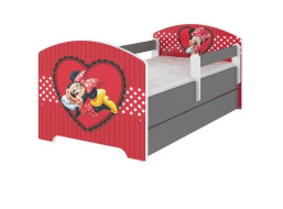 Dětská postel Disney - ZAMILOVANÁ MINNIE