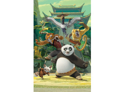 Fototapeta plakát 6ti dílná - KUNG FU PANDA