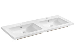 Keramické umyvadlo SPIRIT WHITE 120 cm - bílé