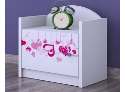 Dětský noční stolek FALL IN LOVE - TYP 3