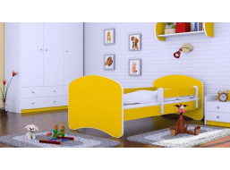 Dětská postel 160x80 cm - ŽLUTÁ
