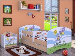 Dětská postel se šuplíkem 180x90cm PALOUČEK - světlá hruška