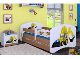 Dětská postel se šuplíkem 160x80cm BAGR - buk