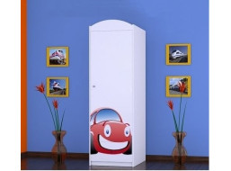 Dětská skříň AUTÍČKO - TYP 5B