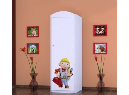 Dětská skříň BOŘEK STAVITEL - TYP 4B