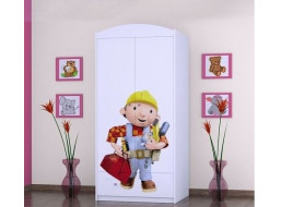 Dětská skříň BOŘEK STAVITEL - TYP 8B