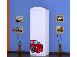 Dětská skříň RED CAR - TYP 5B