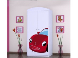 Dětská skříň RED CAR - TYP 8B
