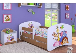 Dětská postel se šuplíkem 160x80cm SAFARI - buk