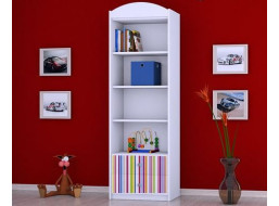 Dětský úložný regál PROUŽKY - TYP 6 - VYSOKÝ