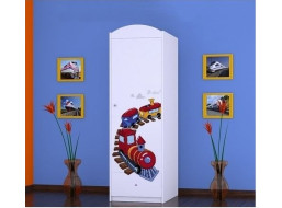 Dětská skříň MAŠINKA - TYP 5B