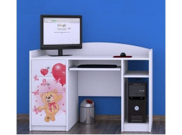 Dětský psací stůl MEDVÍDEK S BALONKY - TYP 2