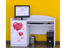 Dětský psací stůl MEDVÍDEK S BALONKY - TYP 6