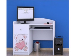 Dětský psací stůl MEDVÍDEK SE SRDÍČKEM - TYP 11
