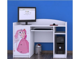 Dětský psací stůl PRINCEZNA A KONÍK - TYP 2