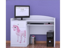 Dětský psací stůl PRINCEZNA A KONÍK - TYP 4