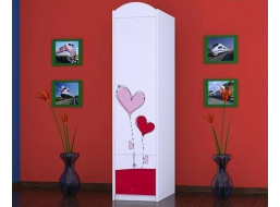 Dětská skříň LOVE - TYP 1A