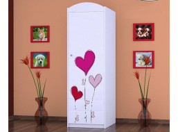 Dětská skříň LOVE - TYP 4A