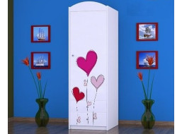 Dětská skříň LOVE - TYP 4B