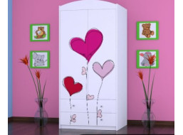 Dětská skříň LOVE - TYP 6B
