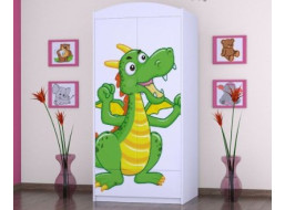 Dětská skříň ZELENÝ DRAK - TYP 8A