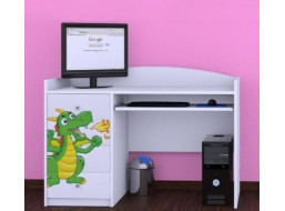 Dětský psací stůl ZELENÝ DRAK - TYP 3