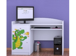 Dětský psací stůl ZELENÝ DRAK - TYP 4