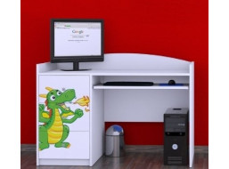 Dětský psací stůl ZELENÝ DRAK - TYP 5
