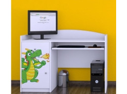Dětský psací stůl ZELENÝ DRAK - TYP 6