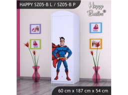 Dětská skříň SUPERMAN - TYP 5B