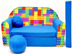 Dětská pohovka LEGO - modrá