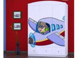 Dětská skříň LETADLO - TYP 11