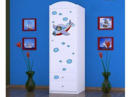 Dětská skříň LETADLO - TYP 4B