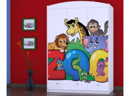 Dětská skříň ZOO - TYP 11