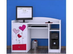 Dětský psací stůl LOVE - TYP 2