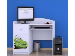 Dětský psací stůl ZELENÉ AUTO - TYP 11